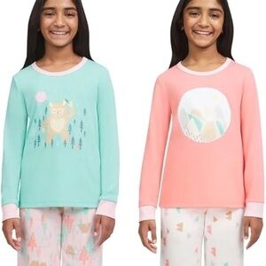 Eddie Bauer Youth Girl's 4 Piece PJ Sleep Set - (Large 14/16) - NWT